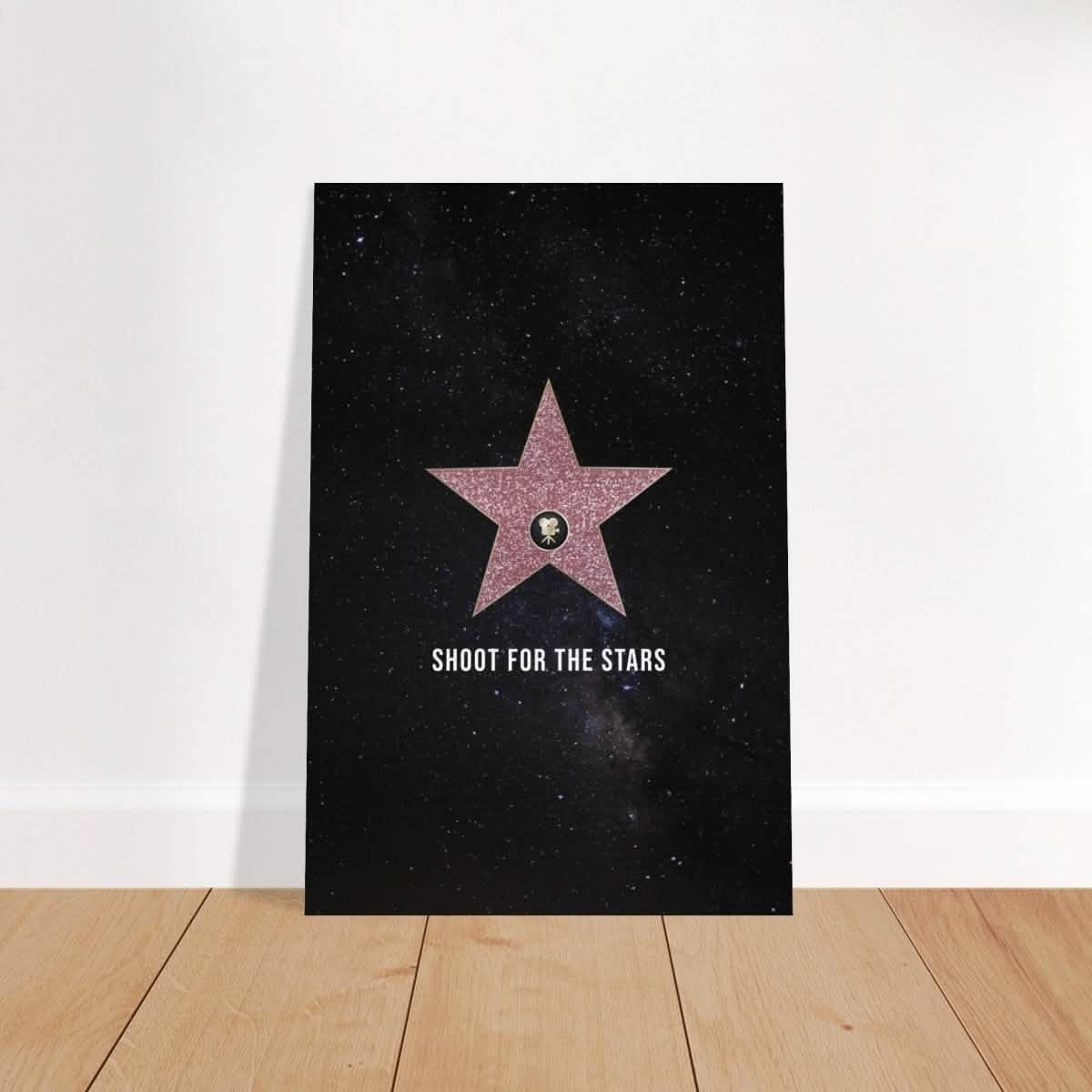 Da Vinci Motivational Wall Art | Stars - Brushed Aluminum Print - 60x90 cm / 24x36″ -