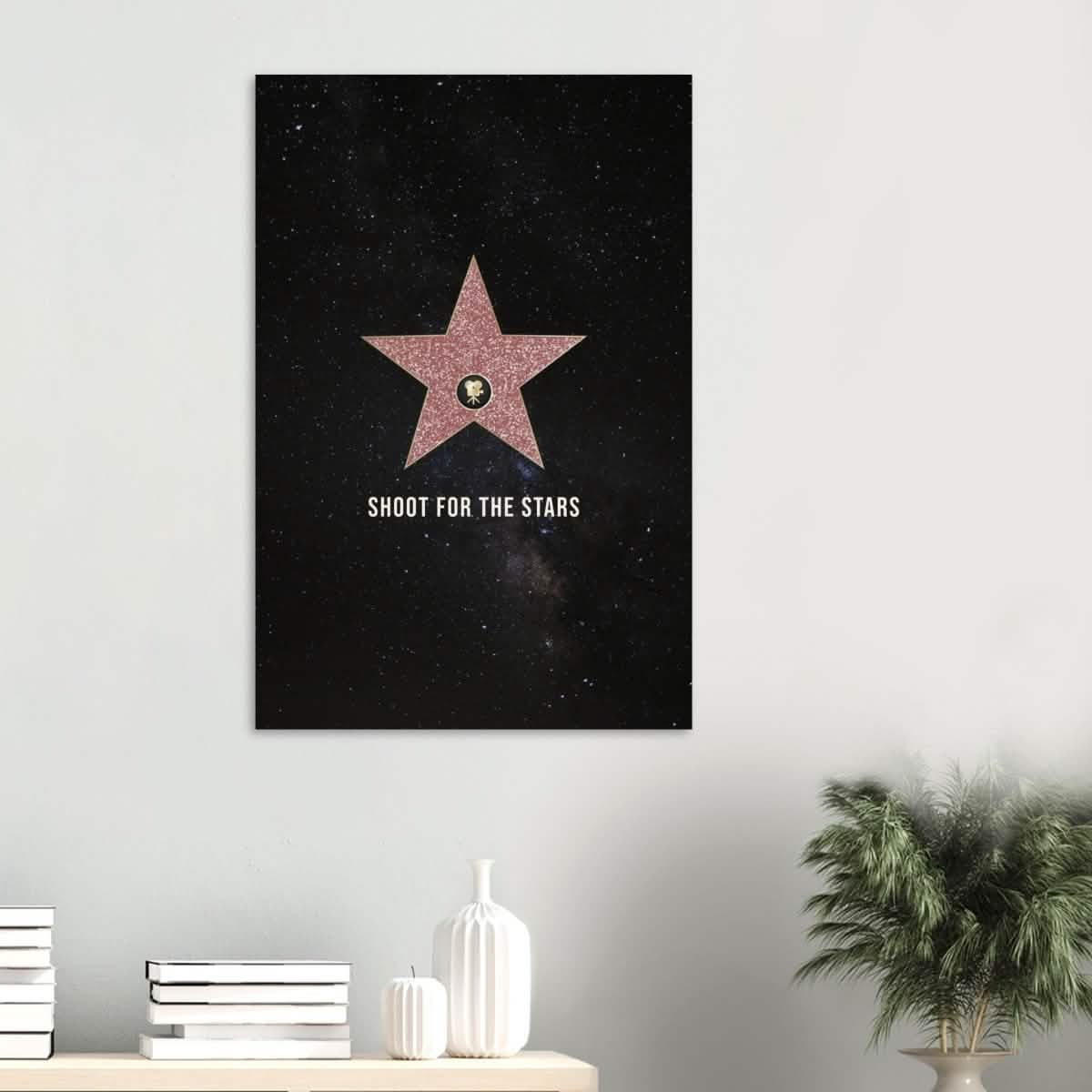 Da Vinci Motivational Wall Art | Stars - Wood Prints - 60x90 cm / 24x36″ - 20 mm