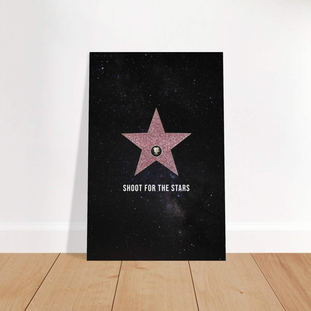 Da Vinci Motivational Wall Art | Stars - Brushed Aluminum Print - 40x60 cm / 16x24″ -
