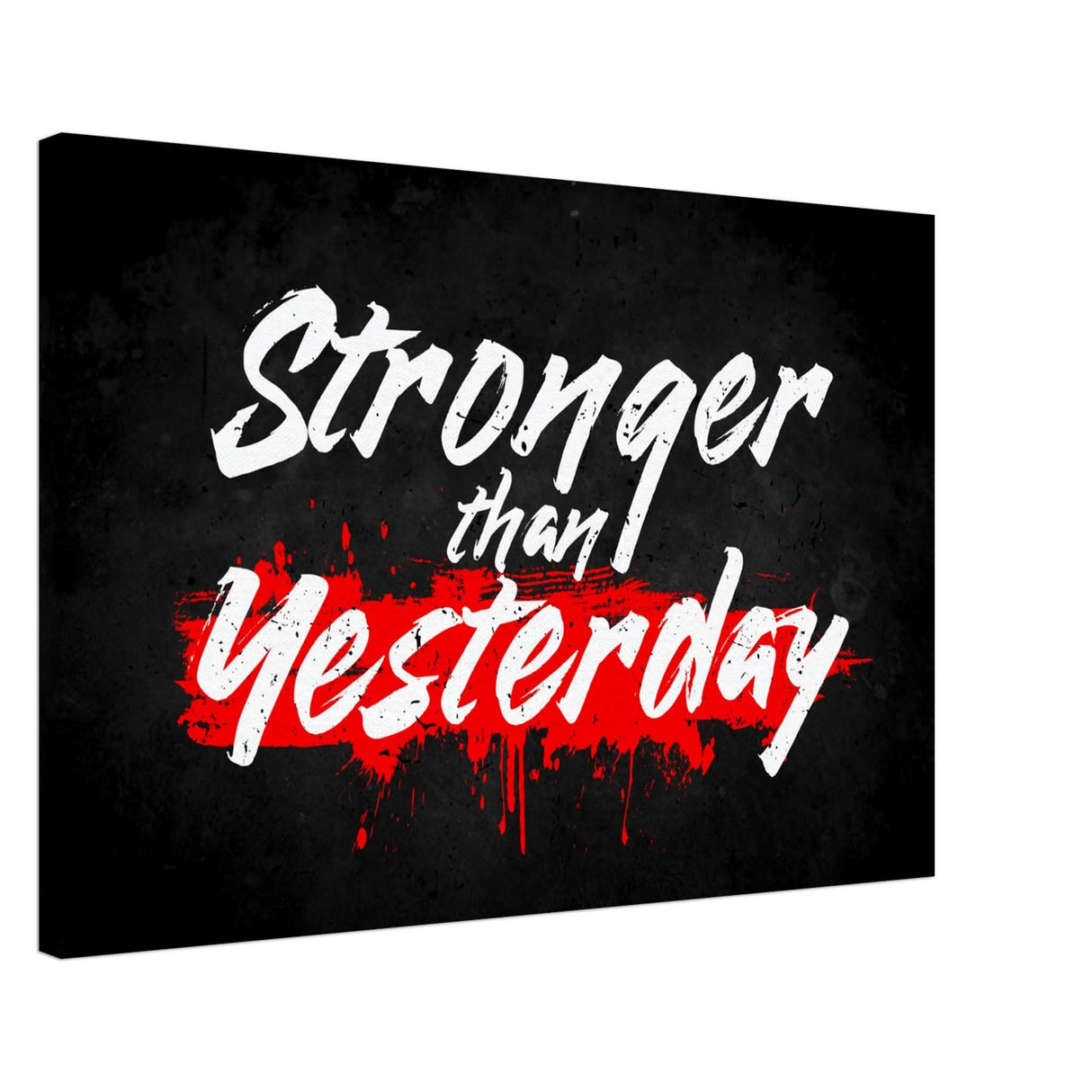 Da Vinci Motivational Wall Art | Stronger - Canvas - 50x75 cm / 20x30″ - Slim