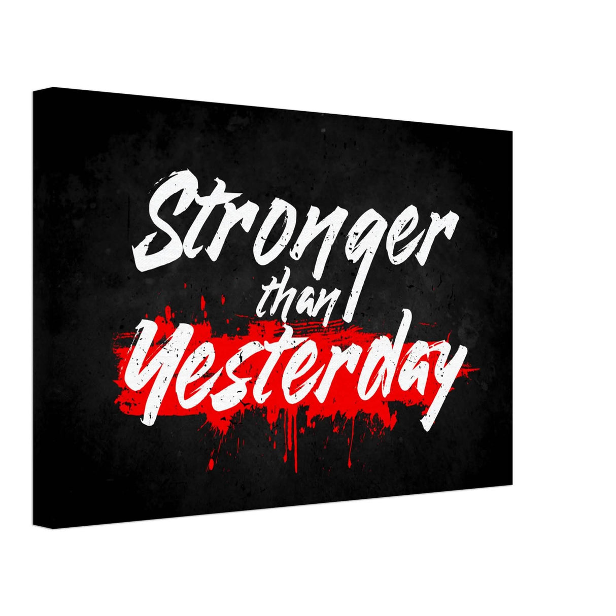 Da Vinci Motivational Wall Art | Stronger - Canvas - 30x45 cm / 12x18″ - Slim