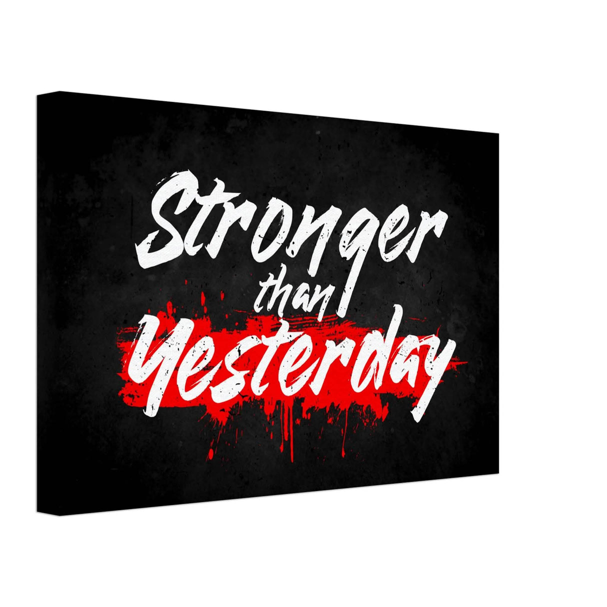 Da Vinci Motivational Wall Art | Stronger - Canvas - 30x45 cm / 12x18″ - Thick