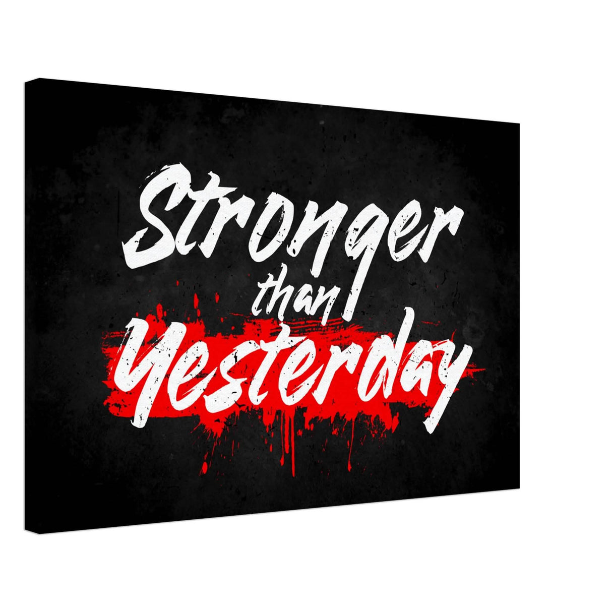Da Vinci Motivational Wall Art | Stronger - Canvas - 50x75 cm / 20x30″ - Thick
