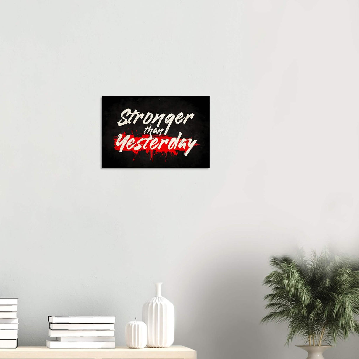 Da Vinci Motivational Wall Art | Stronger - Wood Prints - 30x45 cm / 12x18″ - 10 mm