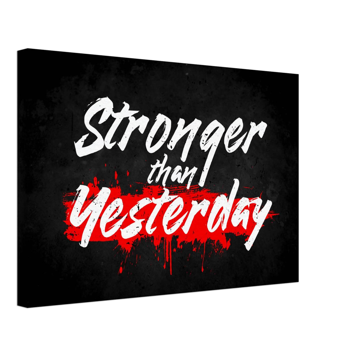 Da Vinci Motivational Wall Art | Stronger - Canvas - 40x60 cm / 16x24″ - Thick