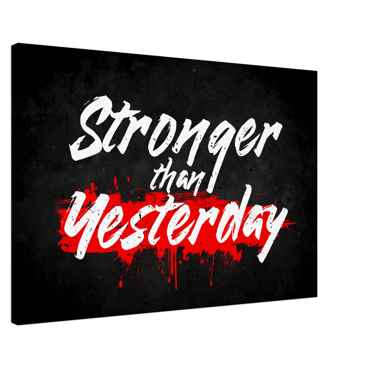 Da Vinci Motivational Wall Art | Stronger - Canvas - 60x90 cm / 24x36″ - Slim