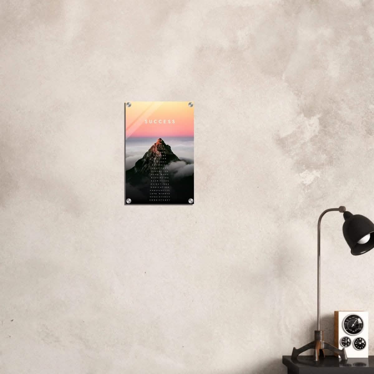 Da Vinci Motivational Wall Art | Success - Acrylic Print - 30x45 cm / 12x18″ -