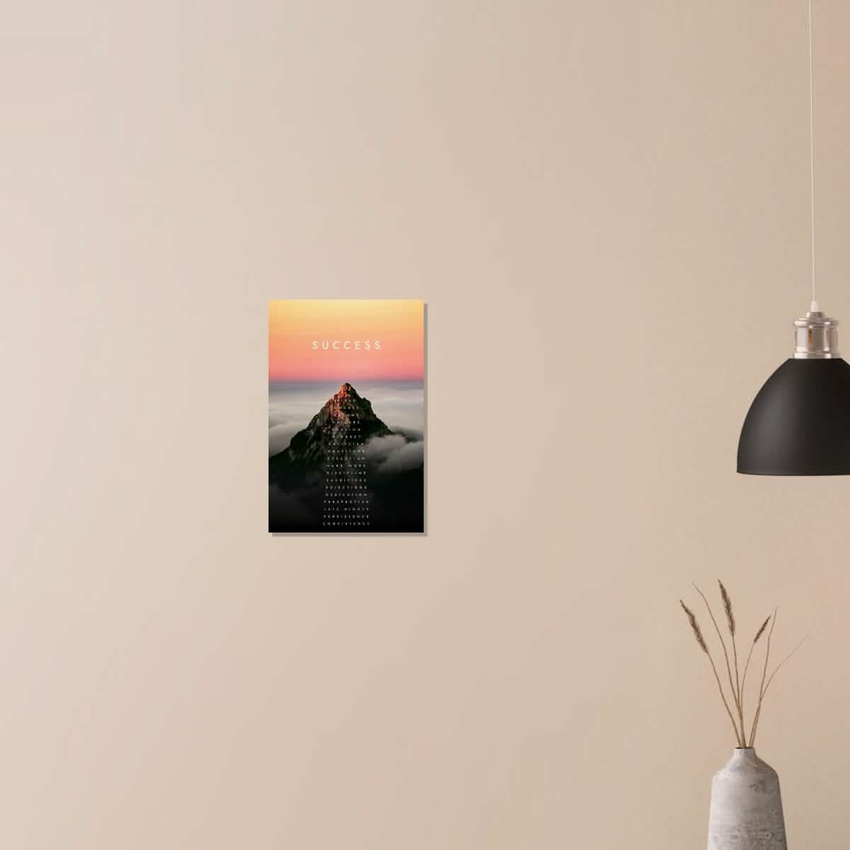 Da Vinci Motivational Wall Art | Success - Wood Prints - 30x45 cm / 12x18″ - 20 mm