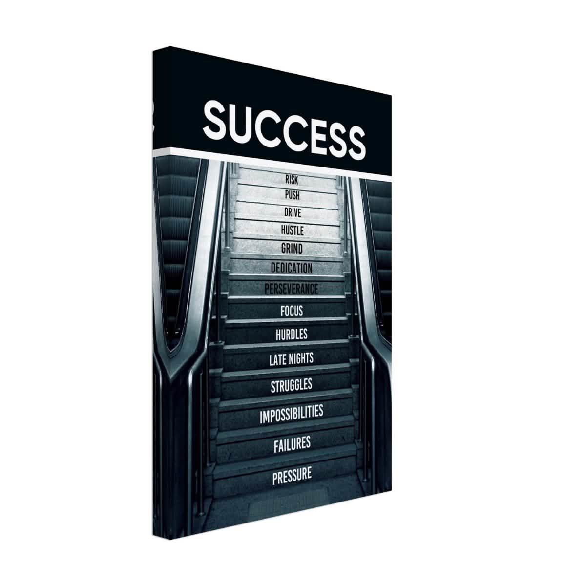 Da Vinci Motivational Wall Art | Success - Canvas - 30x45 cm / 12x18″ - Thick