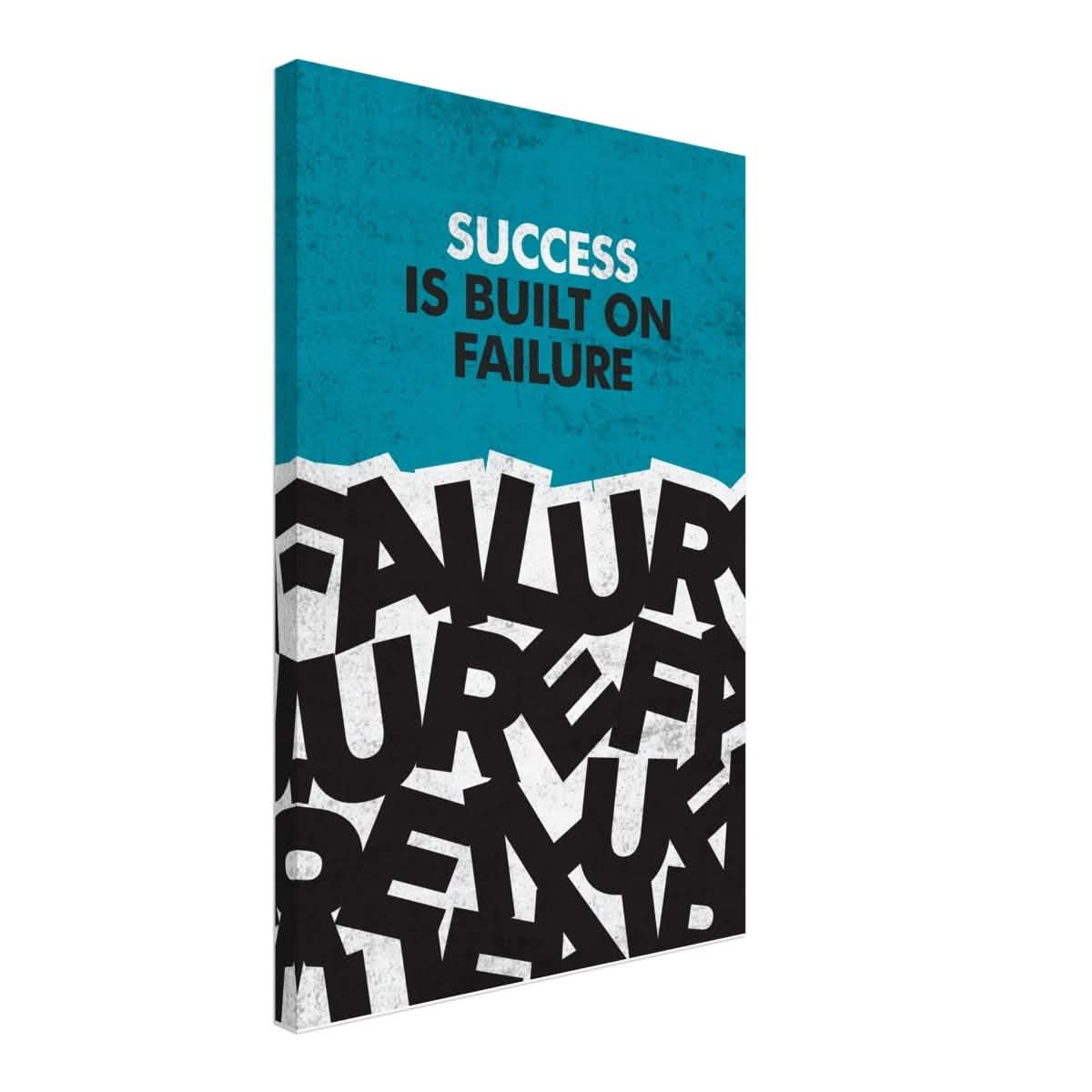 Da Vinci Motivational Wall art | Success - Canvas - 40x60 cm / 16x24″ - Slim