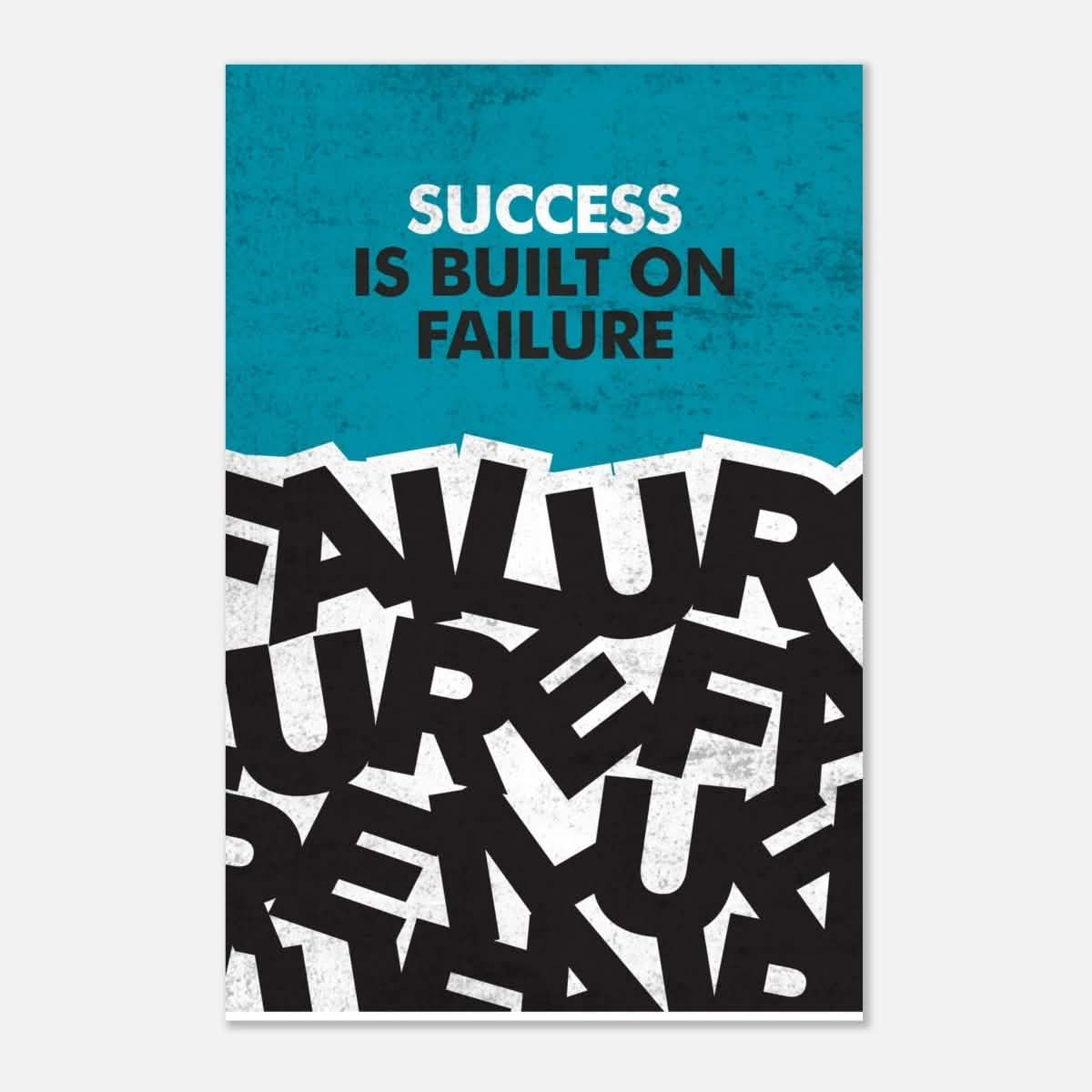 Da Vinci Motivational Wall art | Success - Aluminum Print - 30x45 cm / 12x18″ -