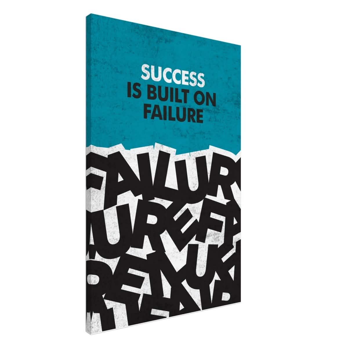 Da Vinci Motivational Wall art | Success - Canvas - 60x90 cm / 24x36″ - Slim