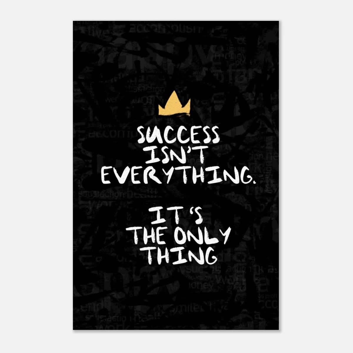 Da Vinci Motivational Wall art | Success - Aluminum Print - 40x60 cm / 16x24″ -