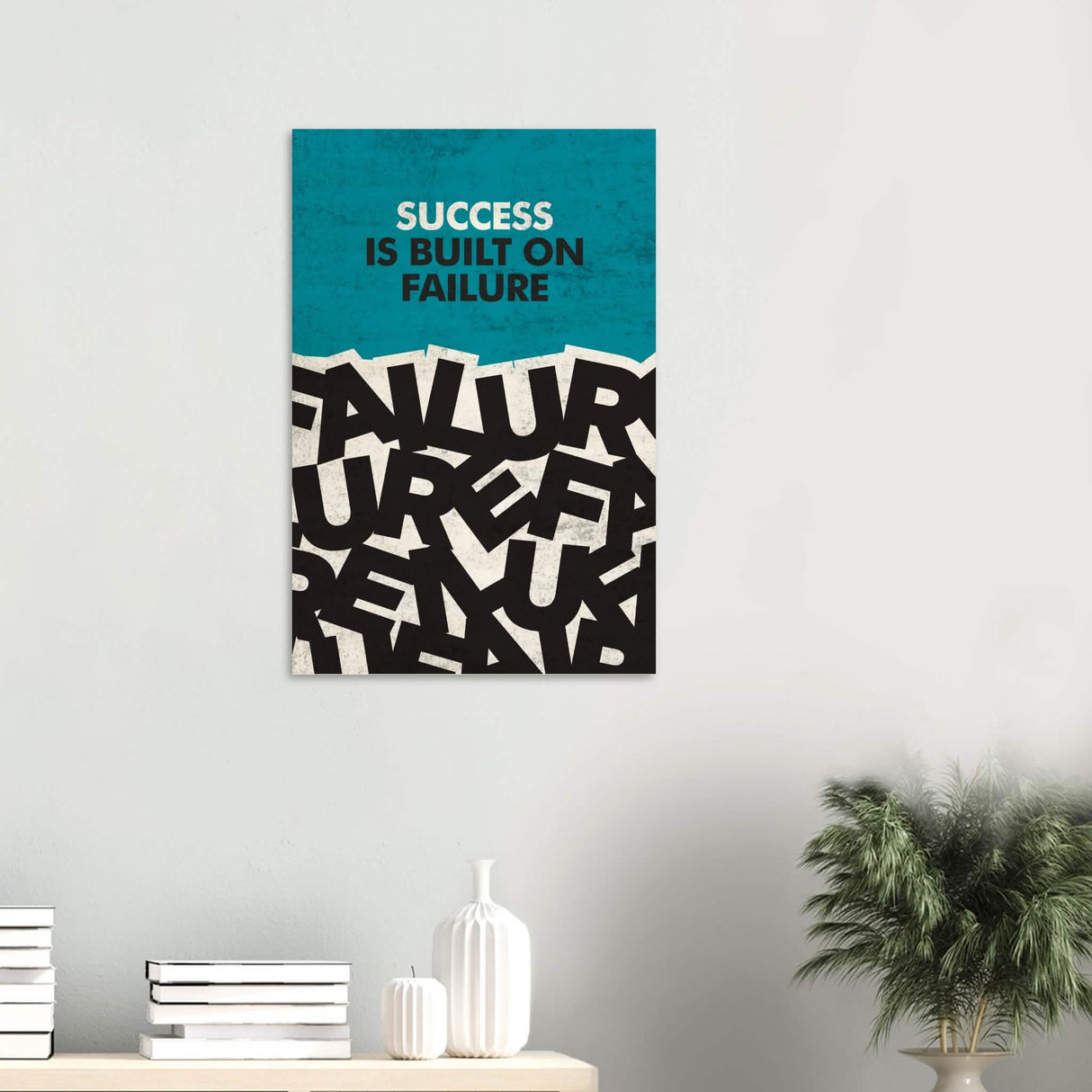 Da Vinci Motivational Wall art | Success - Wood Prints - 50x75 cm / 20x30″ - 20 mm