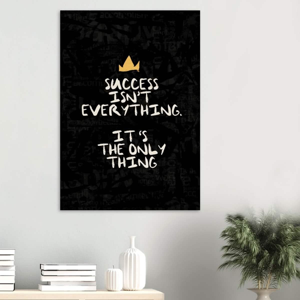 Da Vinci Motivational Wall art | Success - Wood Prints - 70x100 cm / 28x40″ - 10 mm