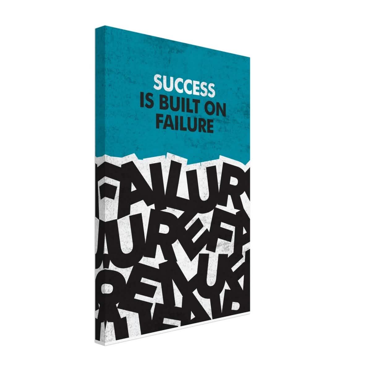 Da Vinci Motivational Wall art | Success - Canvas - 30x45 cm / 12x18″ - Slim