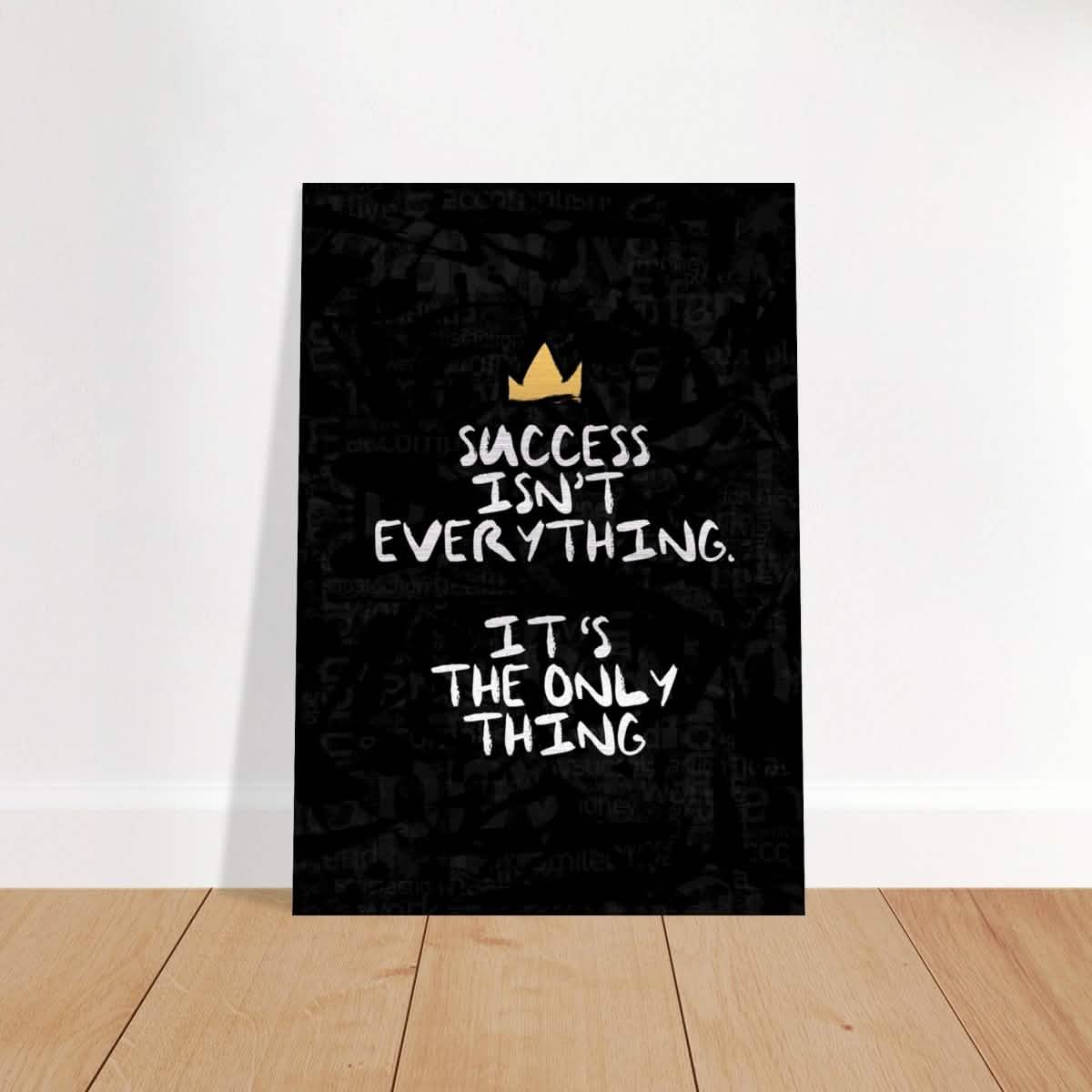 Da Vinci Motivational Wall art | Success - Brushed Aluminum Print - 70x100 cm / 28x40″ -
