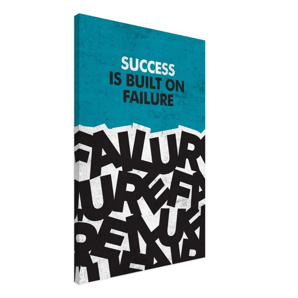 Da Vinci Motivational Wall art | Success - Canvas - 50x75 cm / 20x30″ - Slim