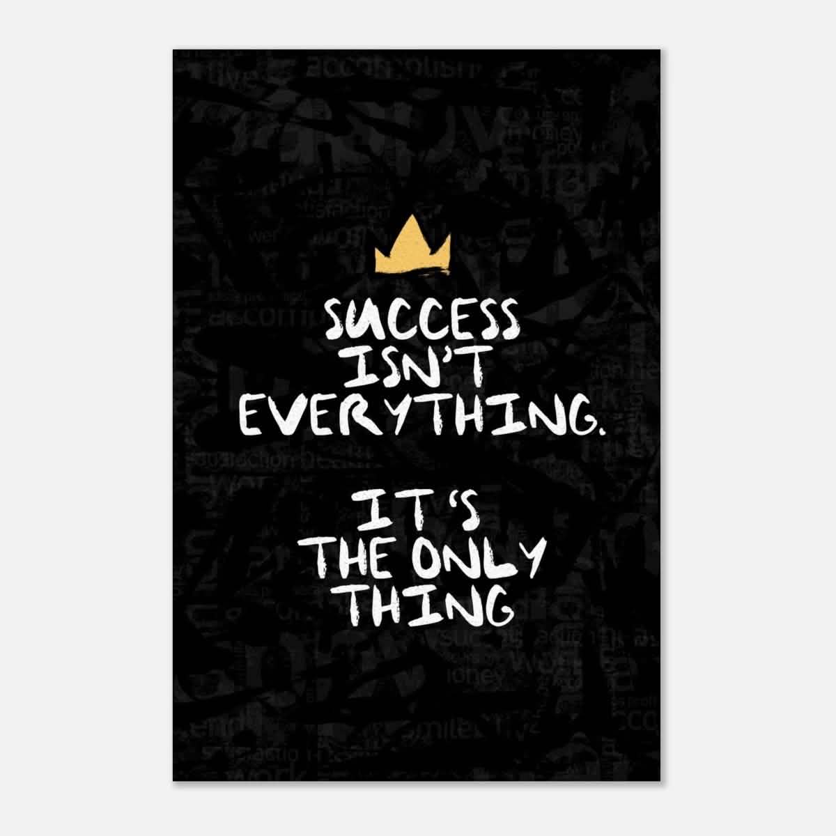 Da Vinci Motivational Wall art | Success - Aluminum Print - 30x45 cm / 12x18″ -
