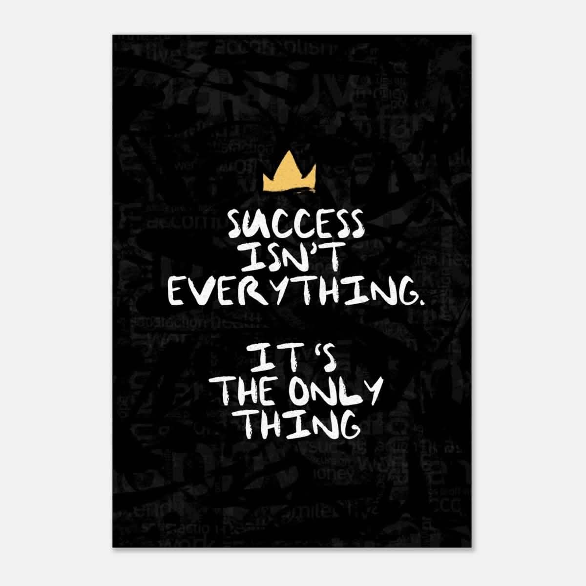 Da Vinci Motivational Wall art | Success - Aluminum Print - 70x100 cm / 28x40″ -