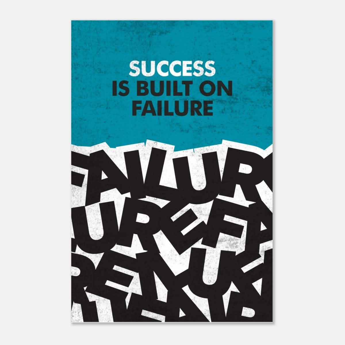 Da Vinci Motivational Wall art | Success - Aluminum Print - 50x75 cm / 20x30″ -