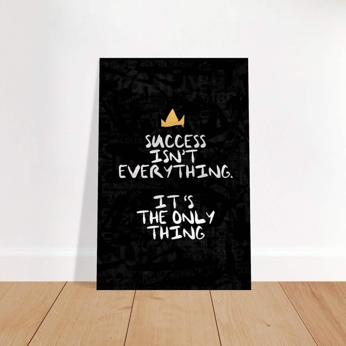 Da Vinci Motivational Wall art | Success - Brushed Aluminum Print - 60x90 cm / 24x36″ -