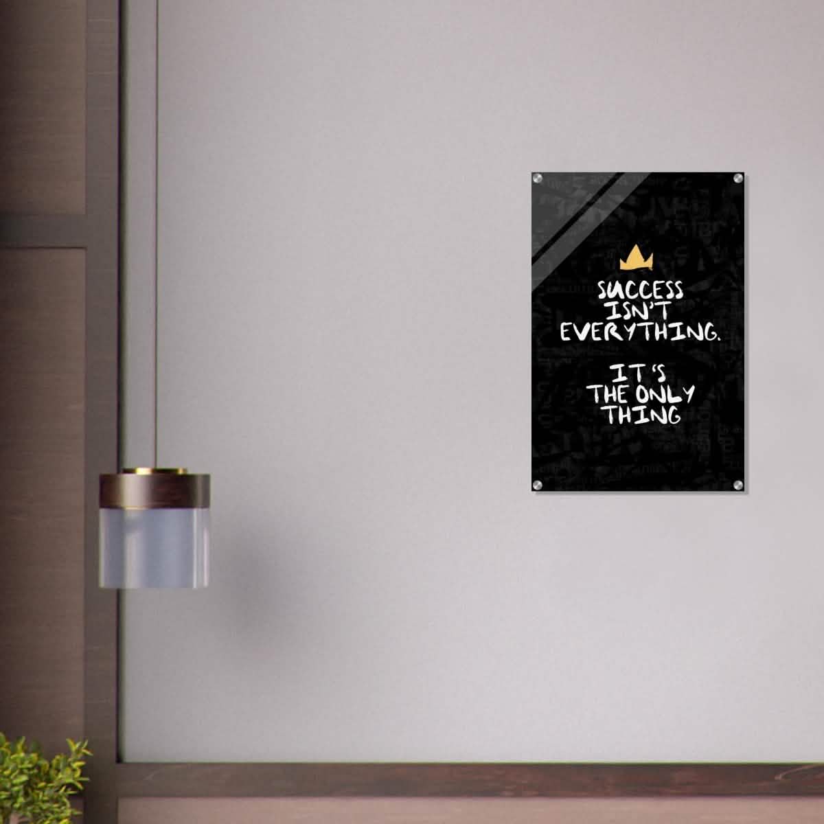 Da Vinci Motivational Wall art | Success - Acrylic Print - 50x75 cm / 20x30″ -