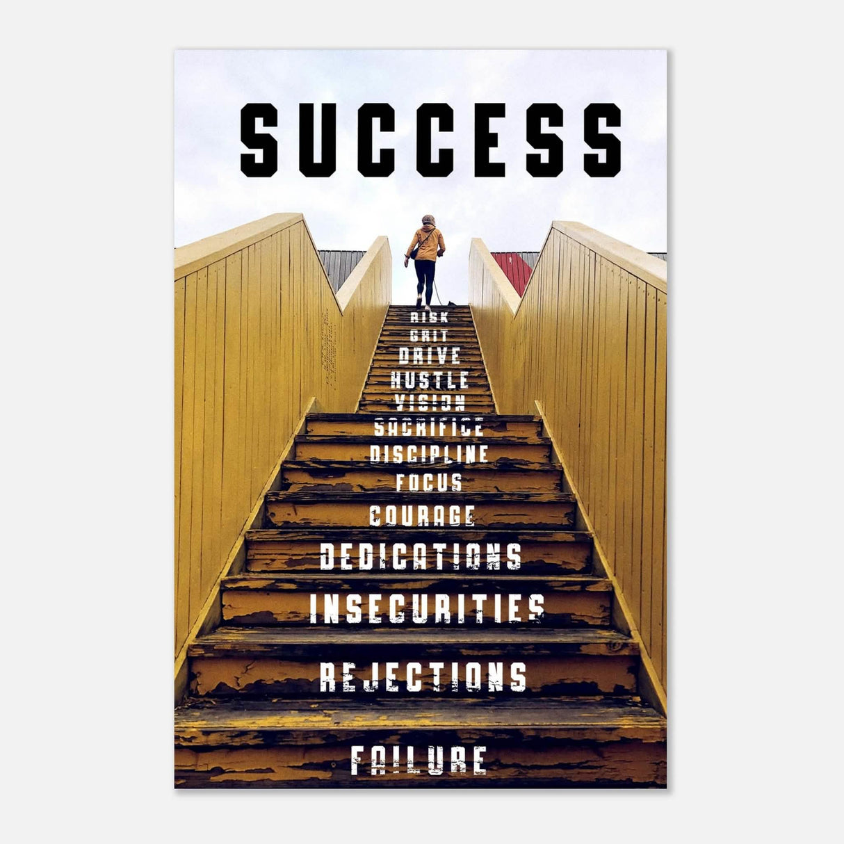 Da Vinci Motivational Wall Art | Success - Aluminum Print - 50x75 cm / 20x30″ -