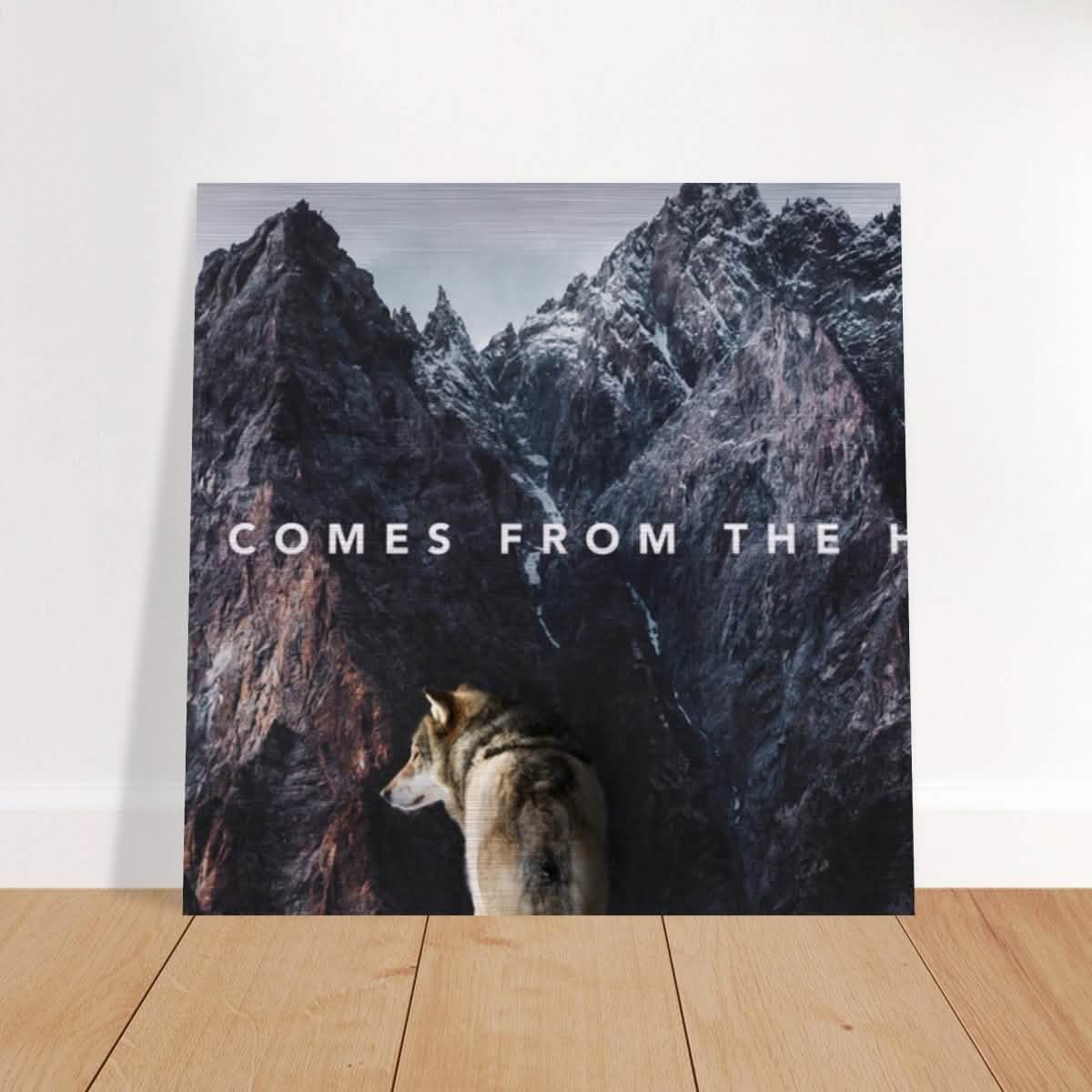 Da Vinci Motivational Wall art | The Best View - Canvas - 30x60 cm / 12x24″ - Thick