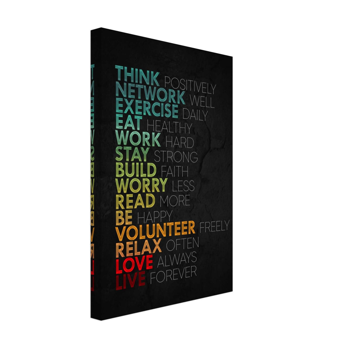 Da Vinci Motivational Wall Art | Think - Canvas - 30x45 cm / 12x18″ - Thick