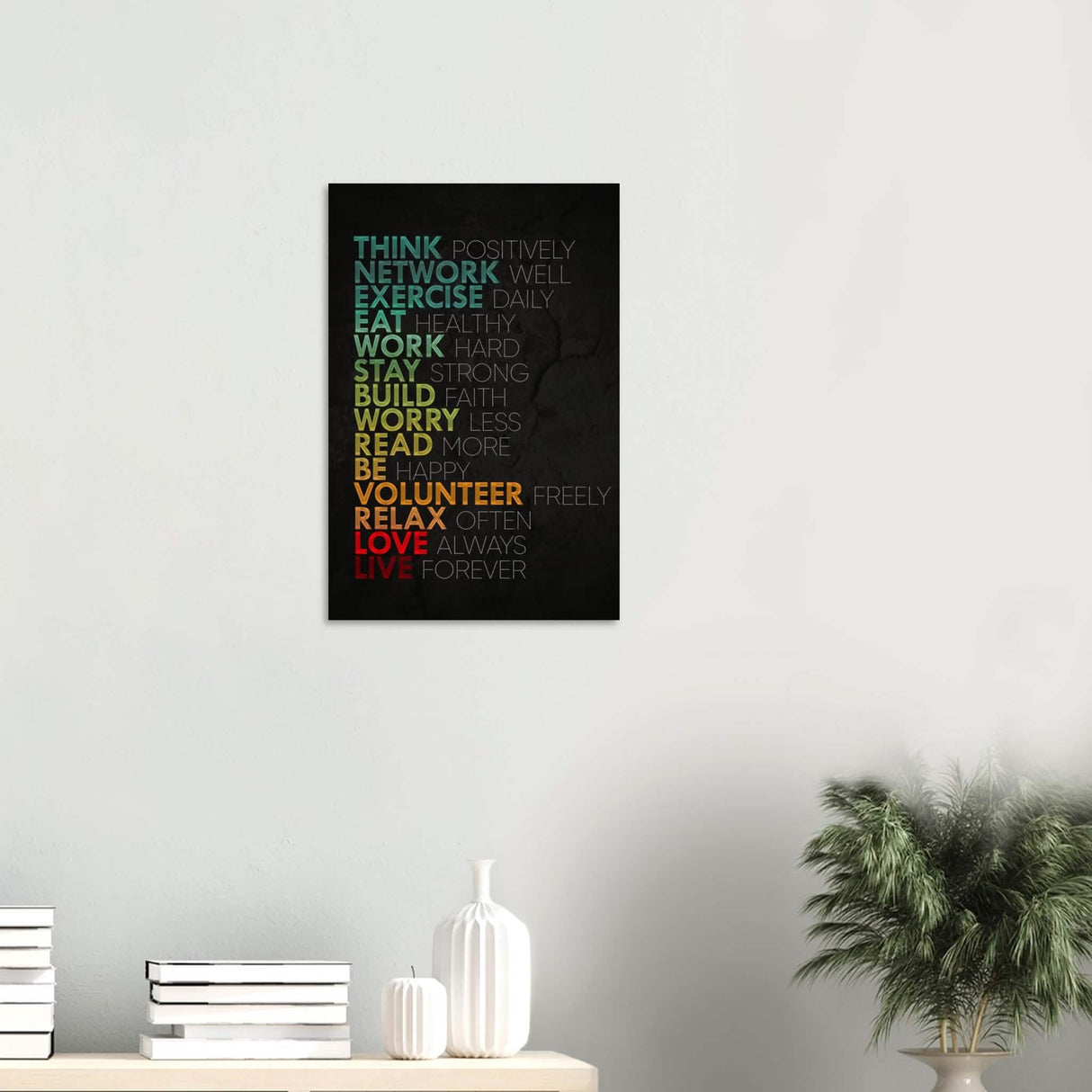 Da Vinci Motivational Wall Art | Think - Wood Prints - 40x60 cm / 16x24″ - 20 mm