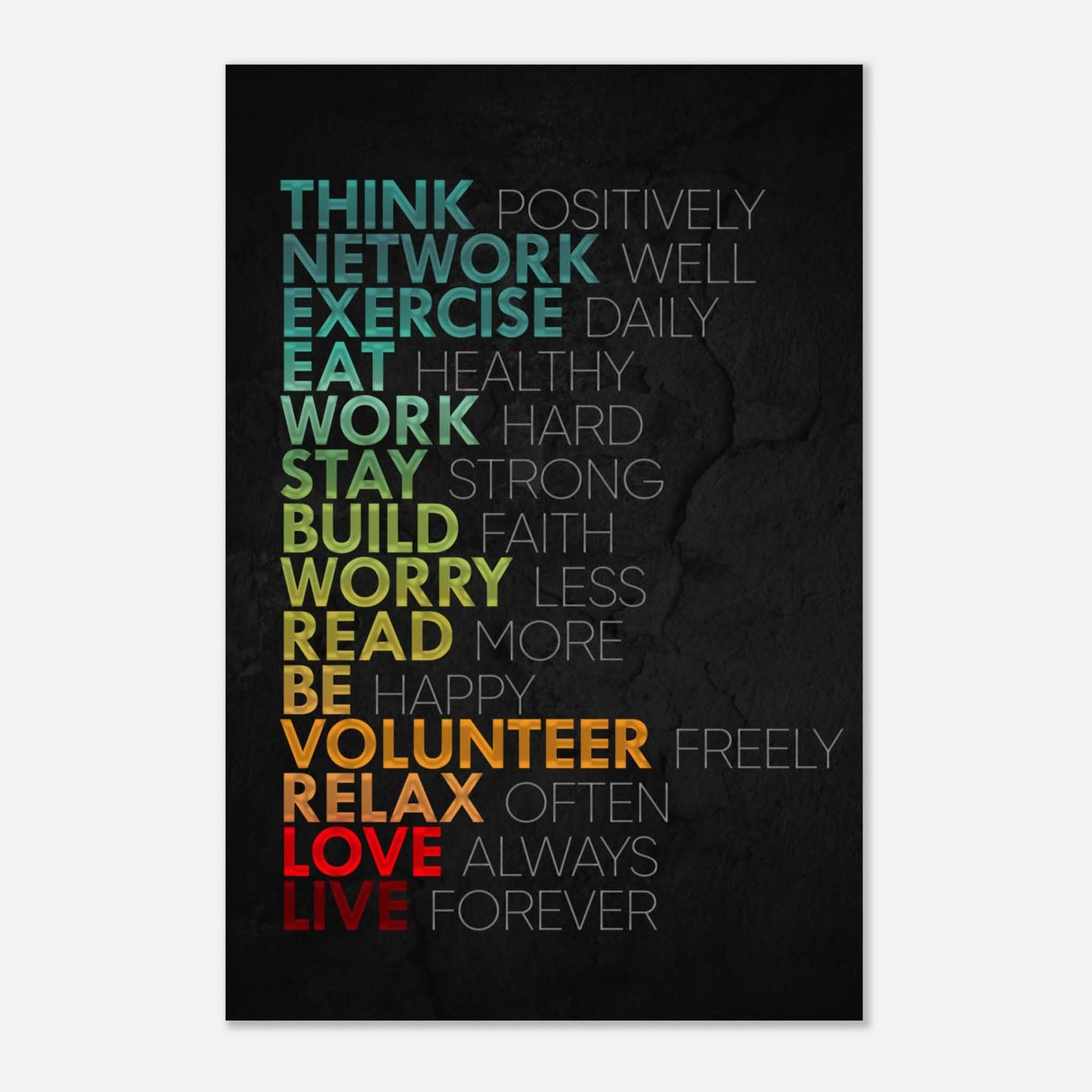 Da Vinci Motivational Wall Art | Think - Aluminum Print - 30x45 cm / 12x18″ -