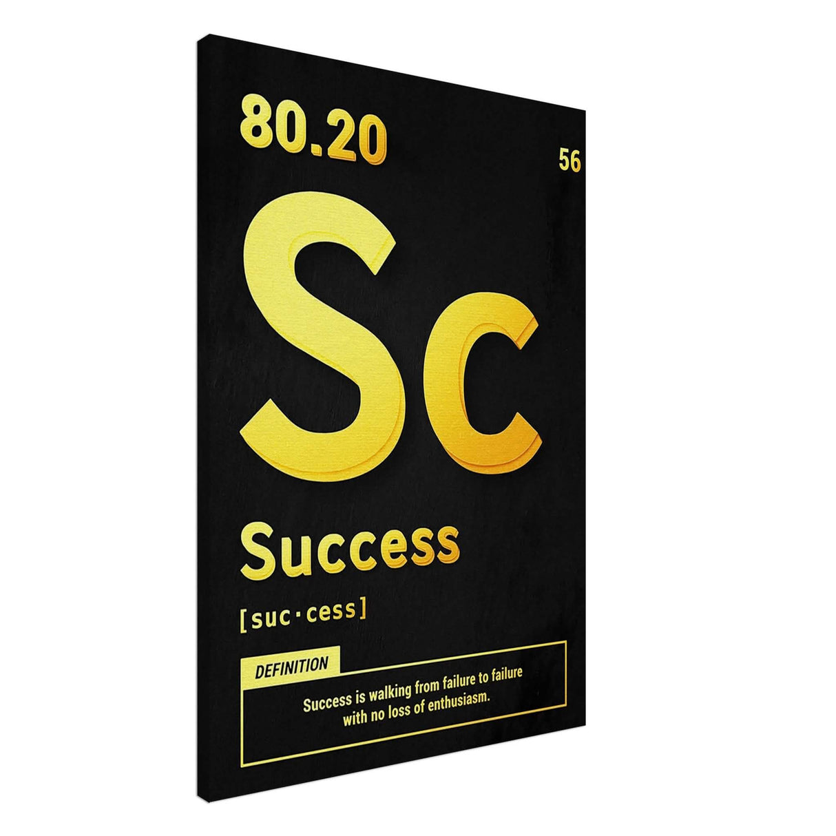 Da Vinci Motivational Wall Art | Vision - Canvas - 70x100 cm / 28x40″ - Thick