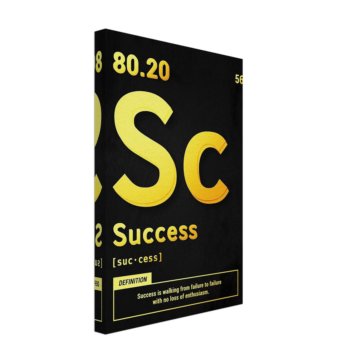 Da Vinci Motivational Wall Art | Vision - Canvas - 30x45 cm / 12x18″ - Thick