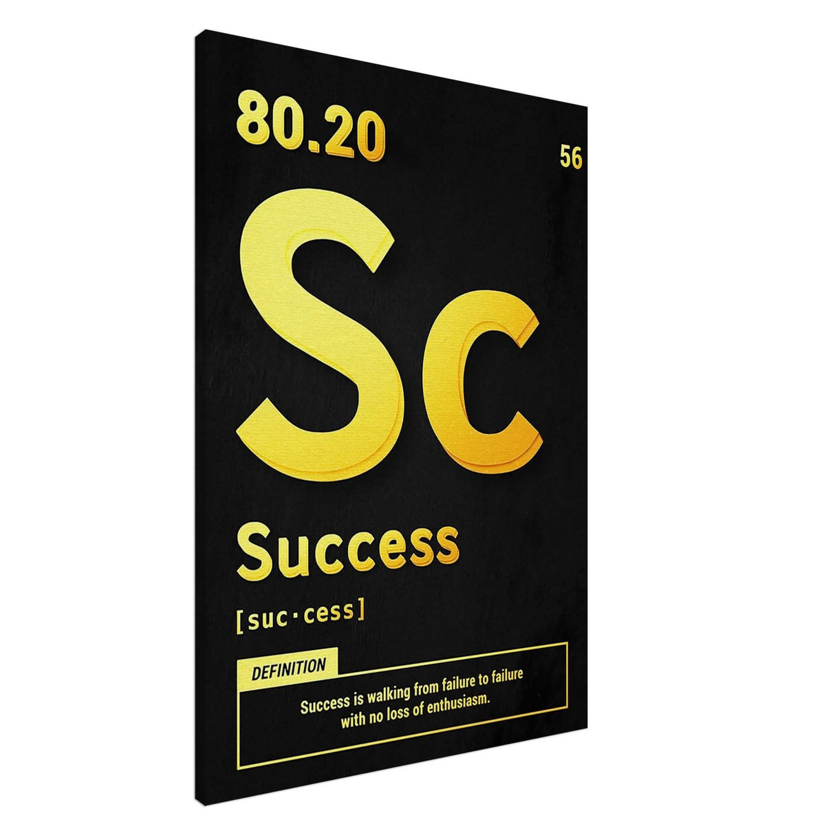 Da Vinci Motivational Wall Art | Vision - Canvas - 70x100 cm / 28x40″ - Slim