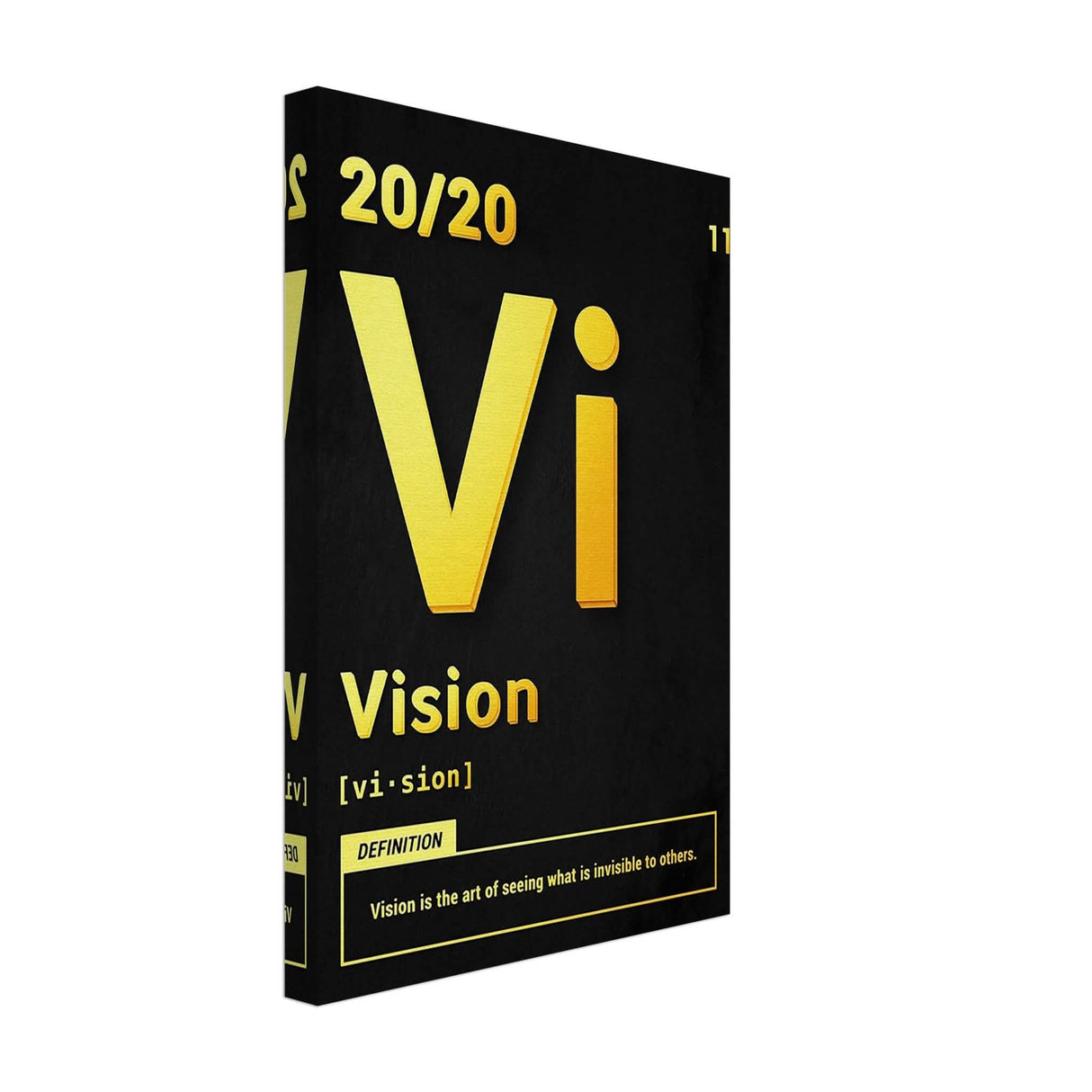 Da Vinci Motivational Wall Art | Vision - Canvas - 30x45 cm / 12x18″ - Thick