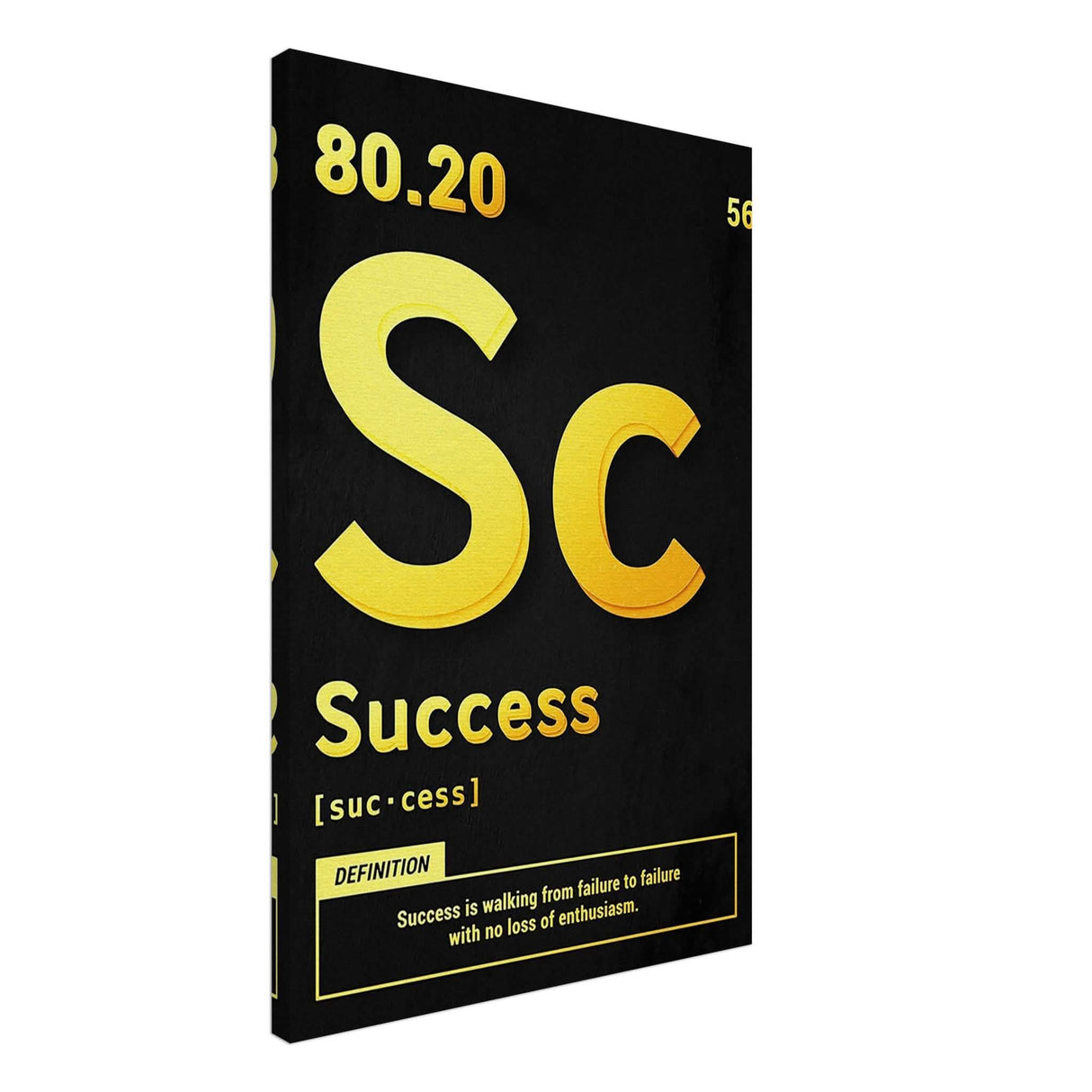 Da Vinci Motivational Wall Art | Vision - Canvas - 60x90 cm / 24x36″ - Thick