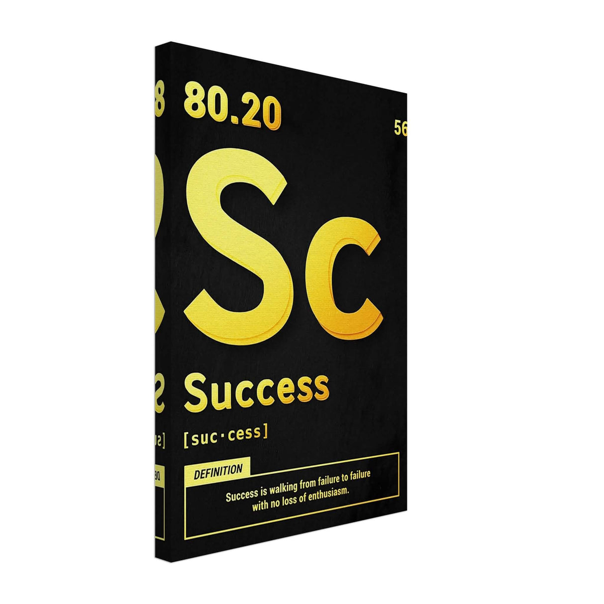 Da Vinci Motivational Wall Art | Vision - Canvas - 30x45 cm / 12x18″ - Slim