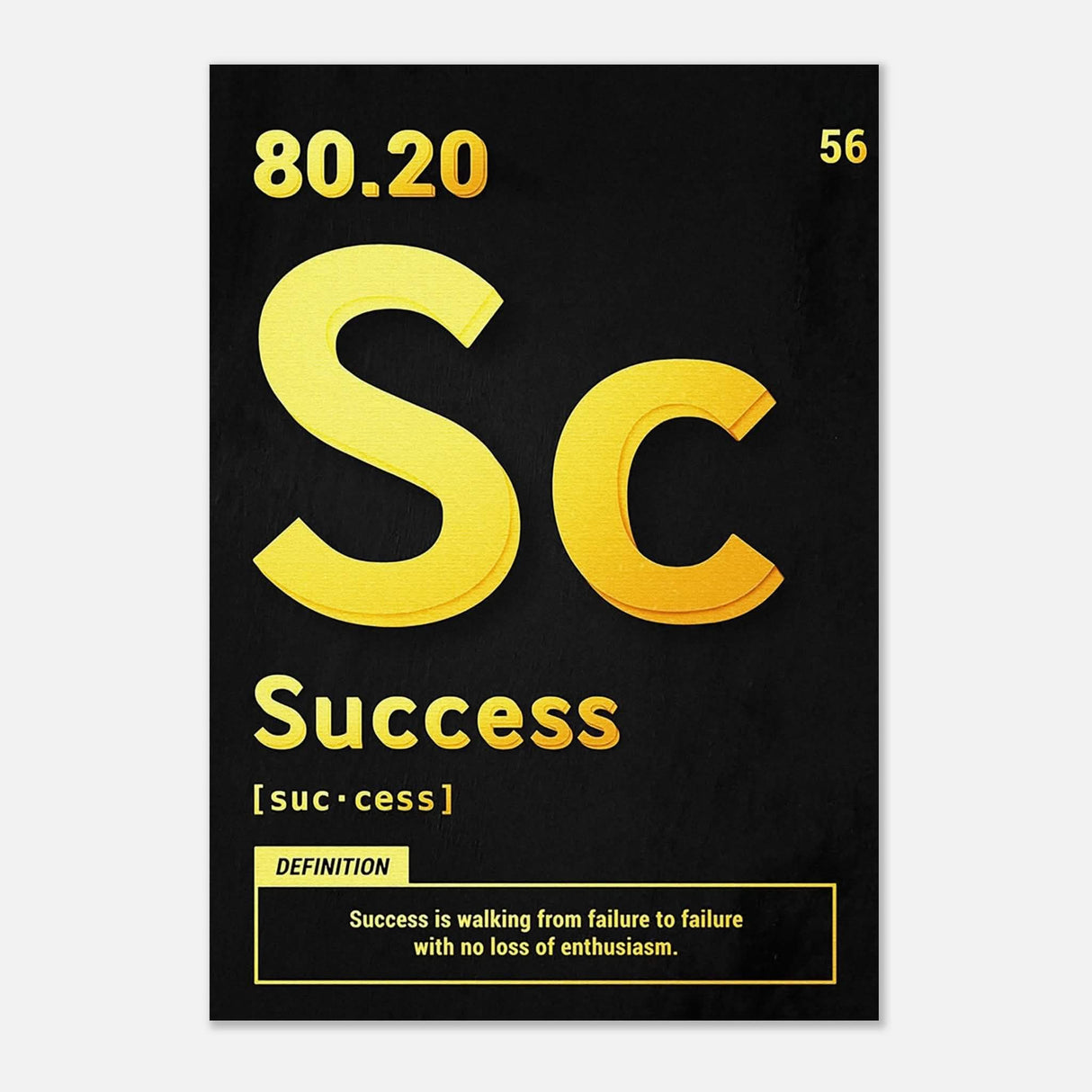 Da Vinci Motivational Wall Art | Vision - Aluminum Print - 70x100 cm / 28x40″ -