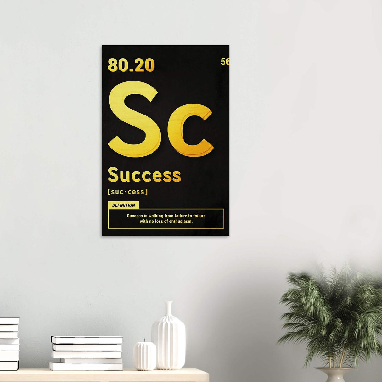 Da Vinci Motivational Wall Art | Vision - Wood Prints - 50x75 cm / 20x30″ - 10 mm