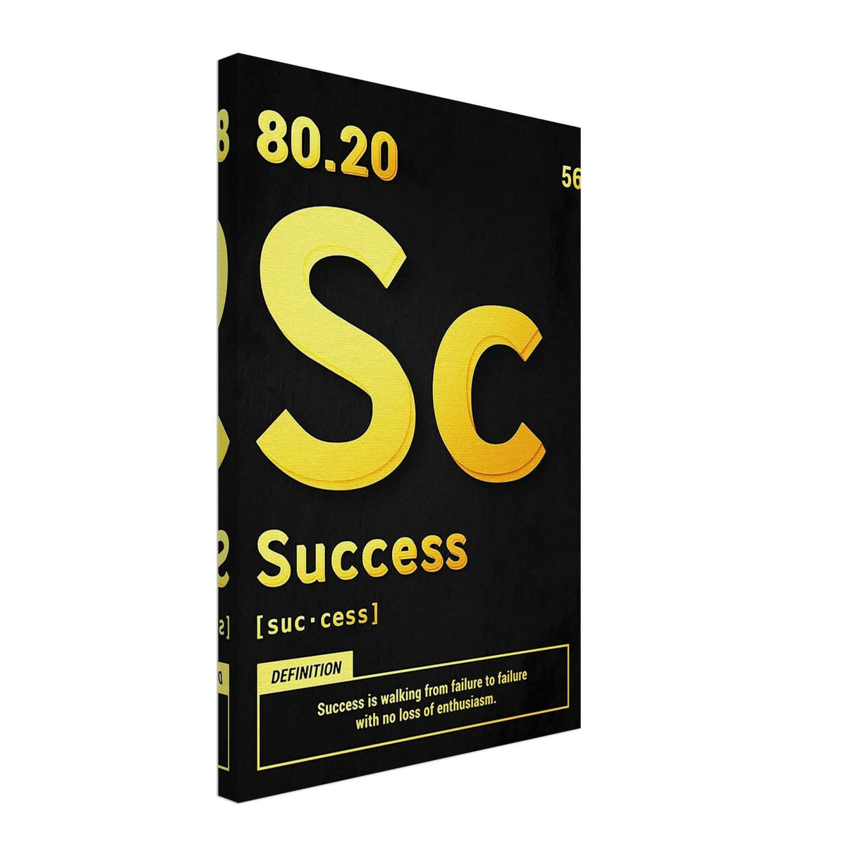 Da Vinci Motivational Wall Art | Vision - Canvas - 40x60 cm / 16x24″ - Thick