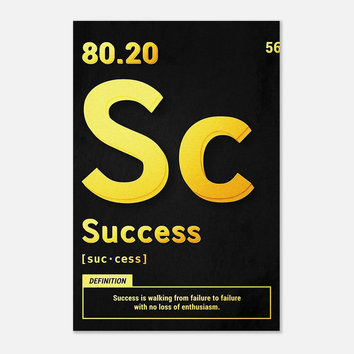 Da Vinci Motivational Wall Art | Vision - Aluminum Print - 30x45 cm / 12x18″ -