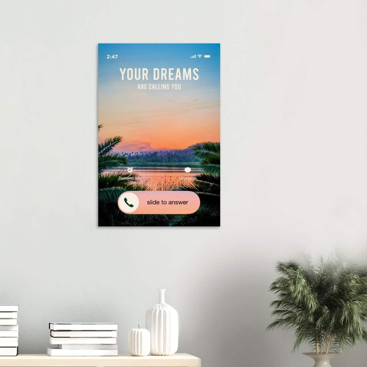 Da Vinci Motivational Wall art | Your Dreams - Wood Prints - 50x75 cm / 20x30″ - 10 mm
