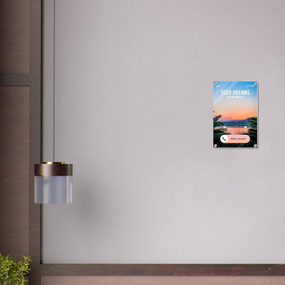 Da Vinci Motivational Wall art | Your Dreams - Acrylic Print - 30x45 cm / 12x18″ -