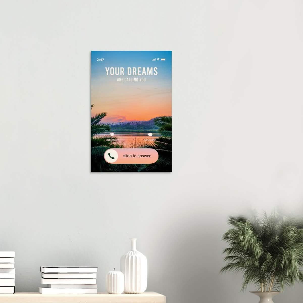 Da Vinci Motivational Wall art | Your Dreams - Wood Prints - 40x60 cm / 16x24″ - 10 mm