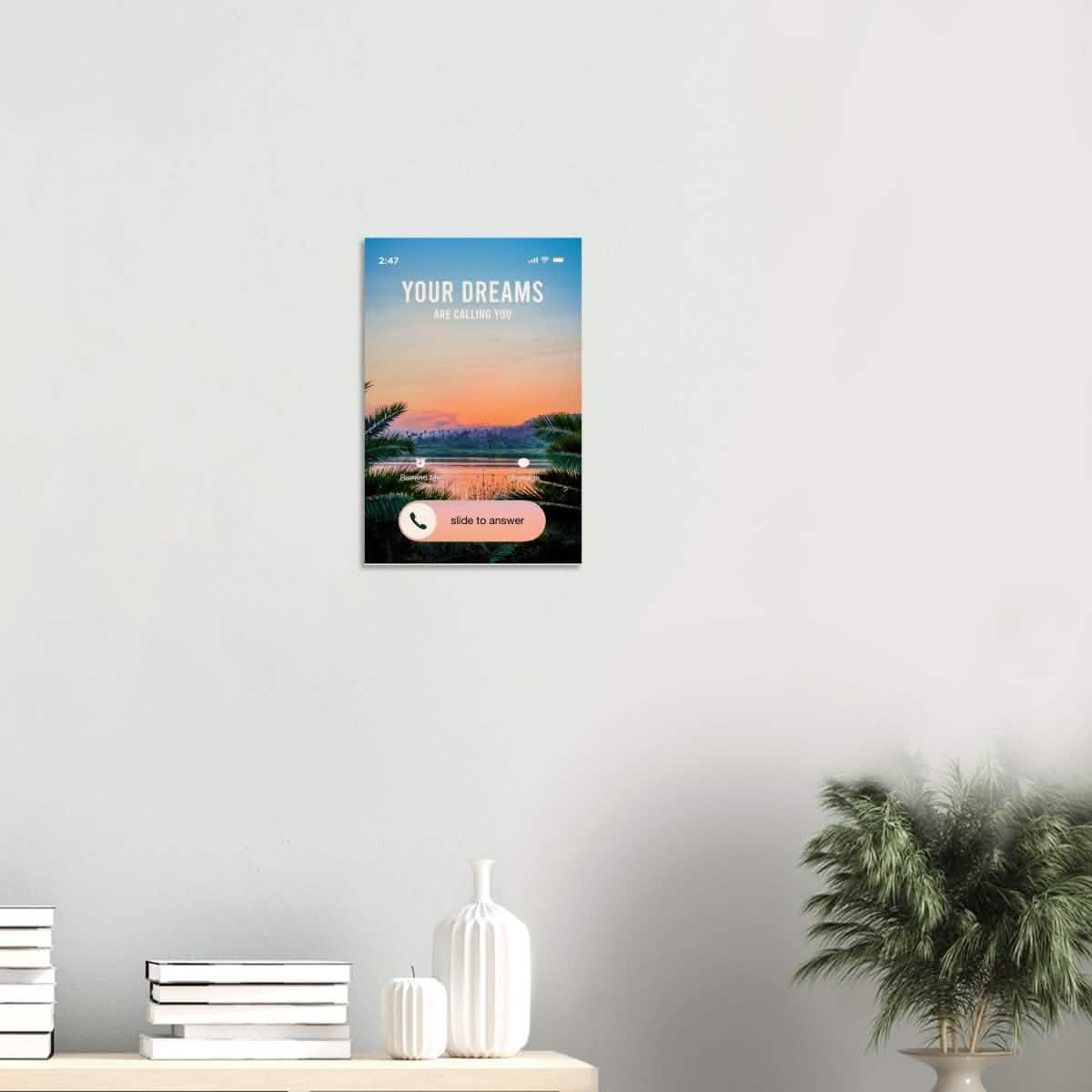 Da Vinci Motivational Wall art | Your Dreams - Wood Prints - 30x45 cm / 12x18″ - 20 mm