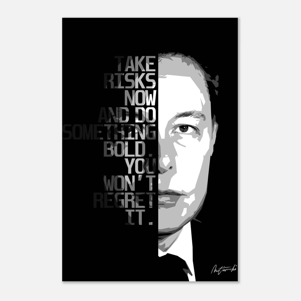 Da Vinci Motivational Wall Art - Aluminum Print - 40x60 cm / 16x24″ -