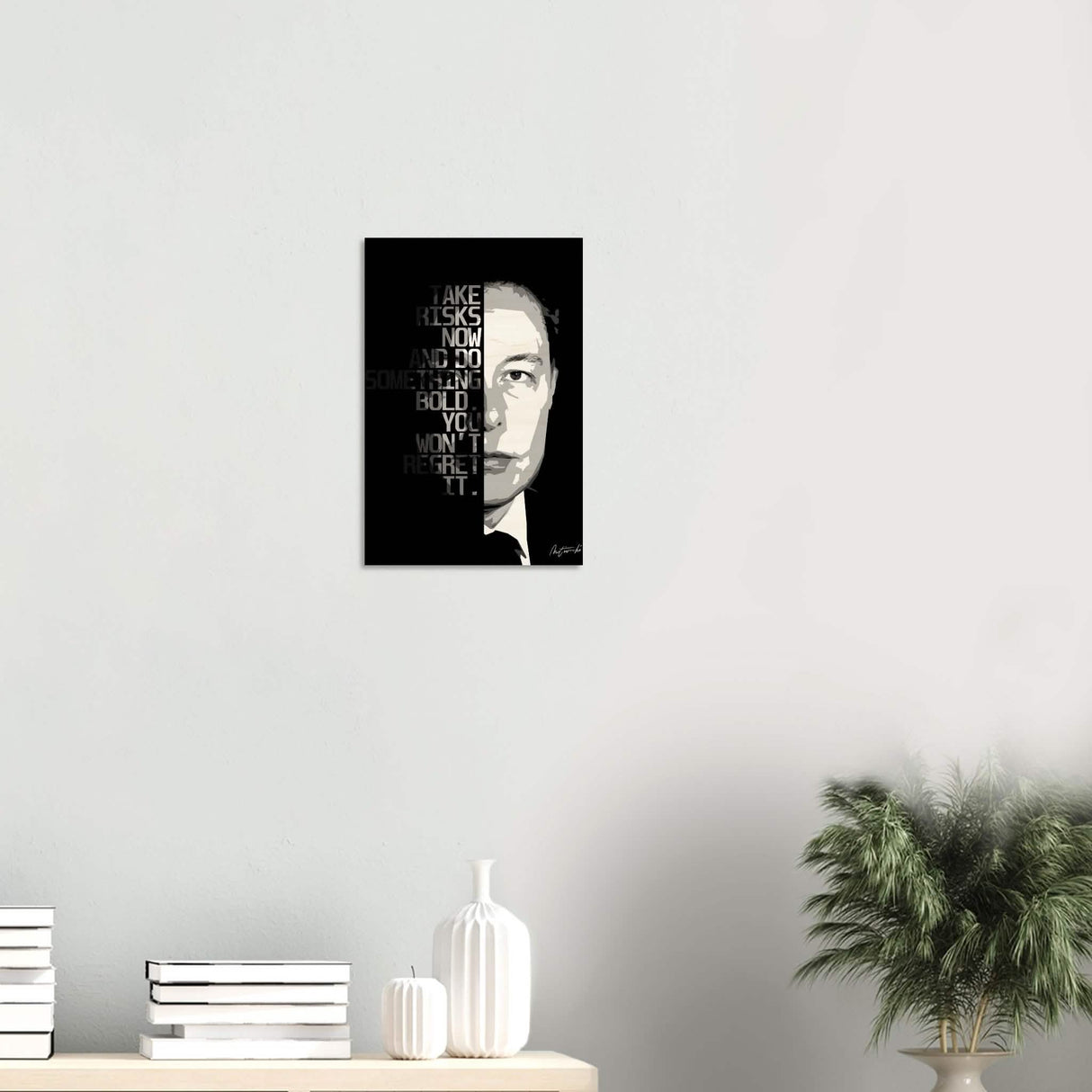 Da Vinci Motivational Wall Art - Wood Prints - 30x45 cm / 12x18″ - 10 mm