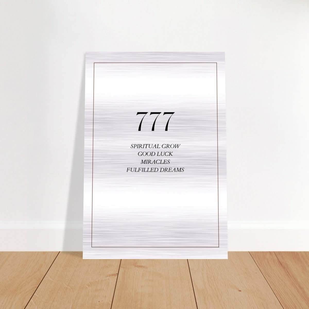 Da Vinci Motivational Wall art - Brushed Aluminum Print - 70x100 cm / 28x40″ -