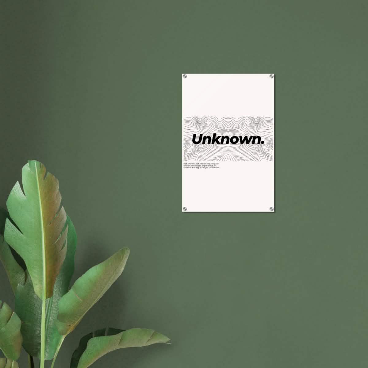 Da Vinci Motivational Wall art - Acrylic Print - 50x75 cm / 20x30″ -